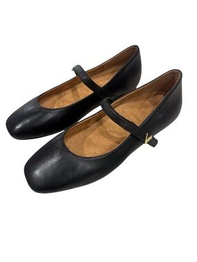 Vionic Alameda NEW Black Leather Mary Jane Flat 6